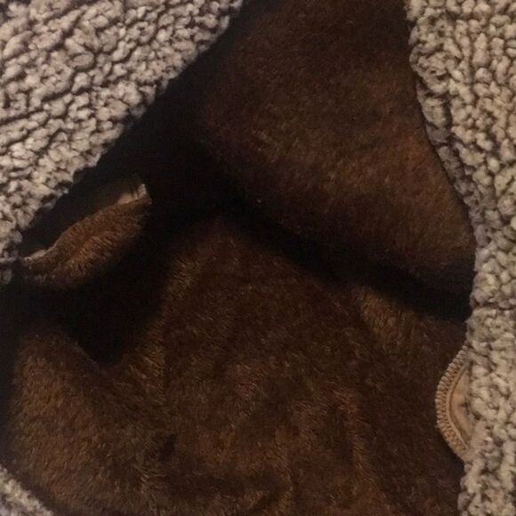 Zesica top women’s size large L Sherpa like quarter zip pullover - Picture 8 of 9